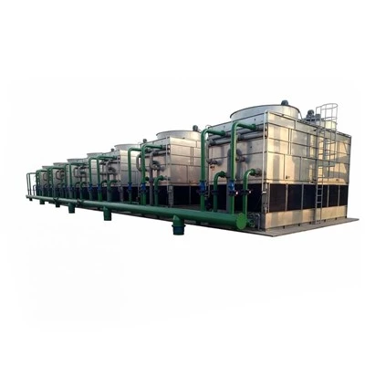 Tháp giải nhiệt khép kín tích hợp khô ướt